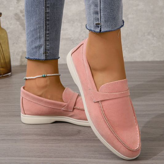 Yasmine - Klasyczne damskie buty zamszowe