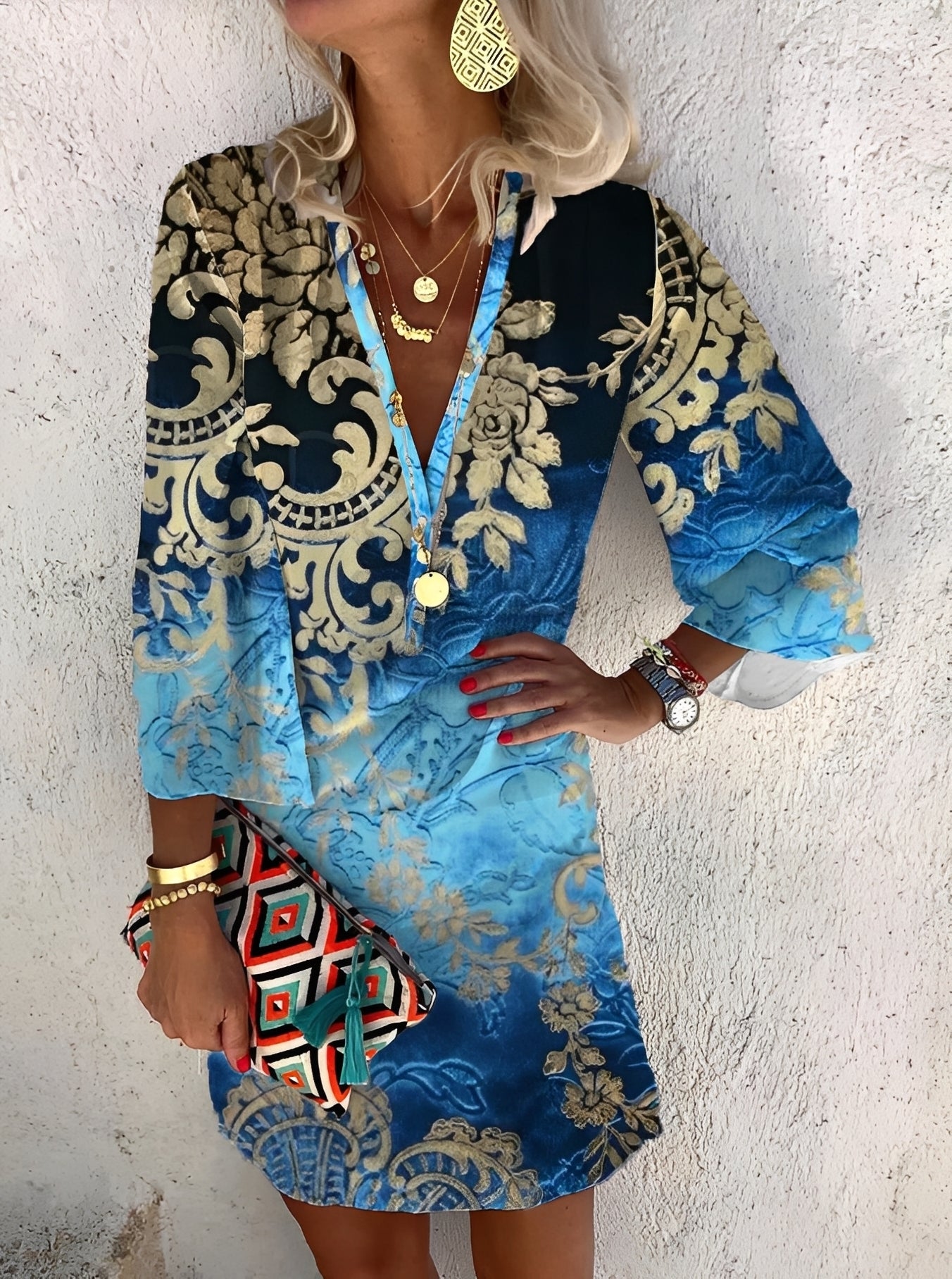 Shania - Stylowe Boho-Minikleid dla Damen