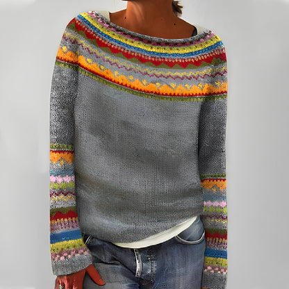 Maryann - Elegancki retro sweter dla kobiet