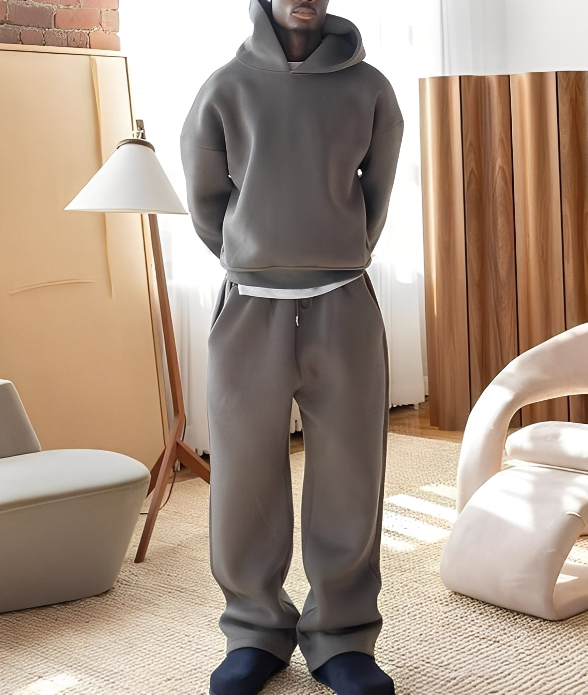 Marco - Luźny komplet z oversize-hoodie dla mężczyzn