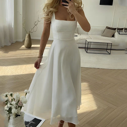 Darcie - Luźna bezrękawowa sukienka dla kobiet