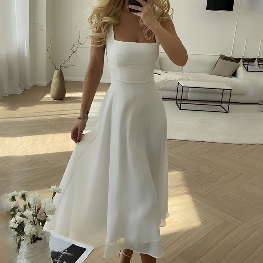 Darcie - Luźna bezrękawowa sukienka dla kobiet