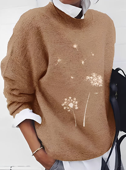 Milly - Stylowy, swobodny sweter z wzorem dla kobiet