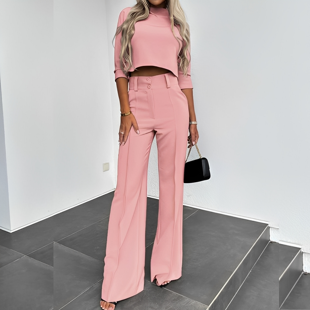 Mélisande - Stylowa bluzka i spodnie dla kobiet