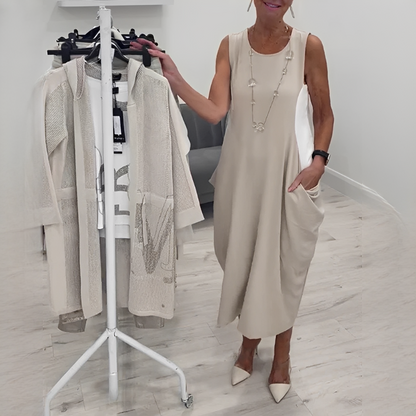 Dinna - Luźna i wygodna sukienka dla kobiet