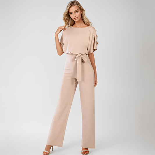 Frelyn - Szykowny kobiecy kombinezon z paskiem