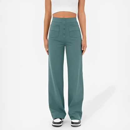 Dara - Stylowe spodnie z wysokim stanem dla kobiet
