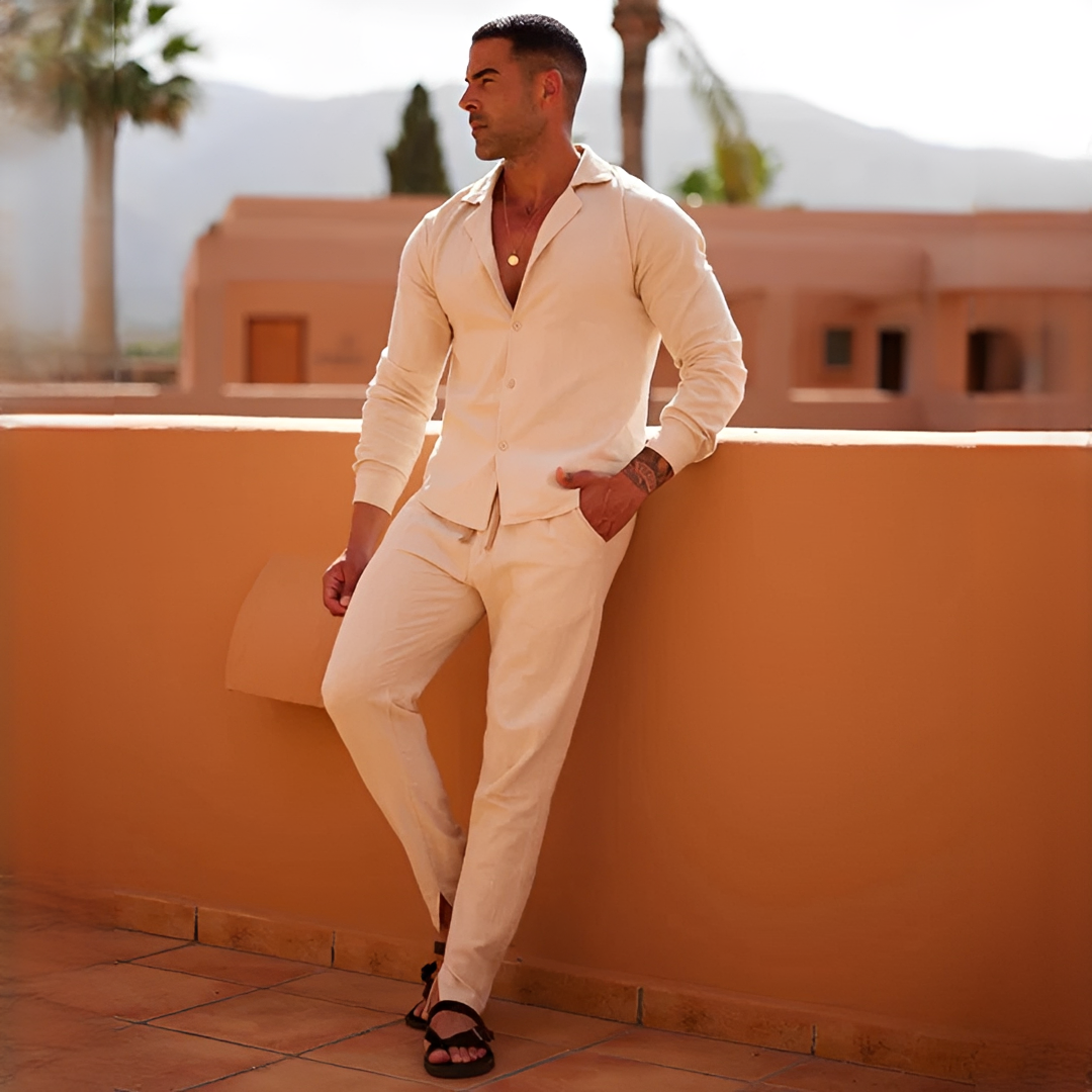 Frederick - Stylowy letni strój dla mężczyzn