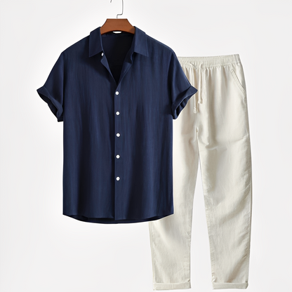 Fritz - Męski zestaw casual dwuczęściowy