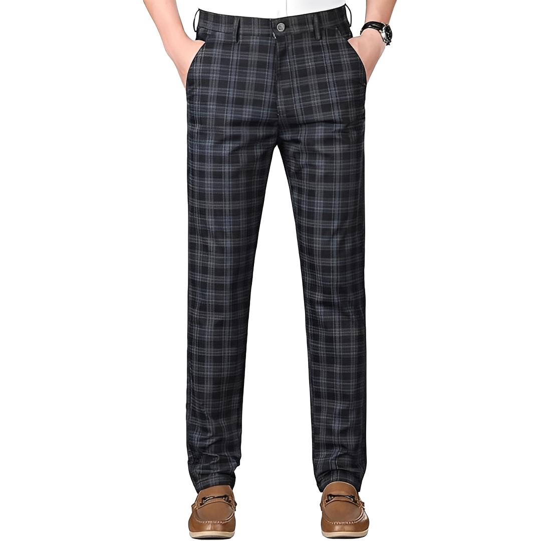 Hayavert - Stylowe męskie spodnie w kratę