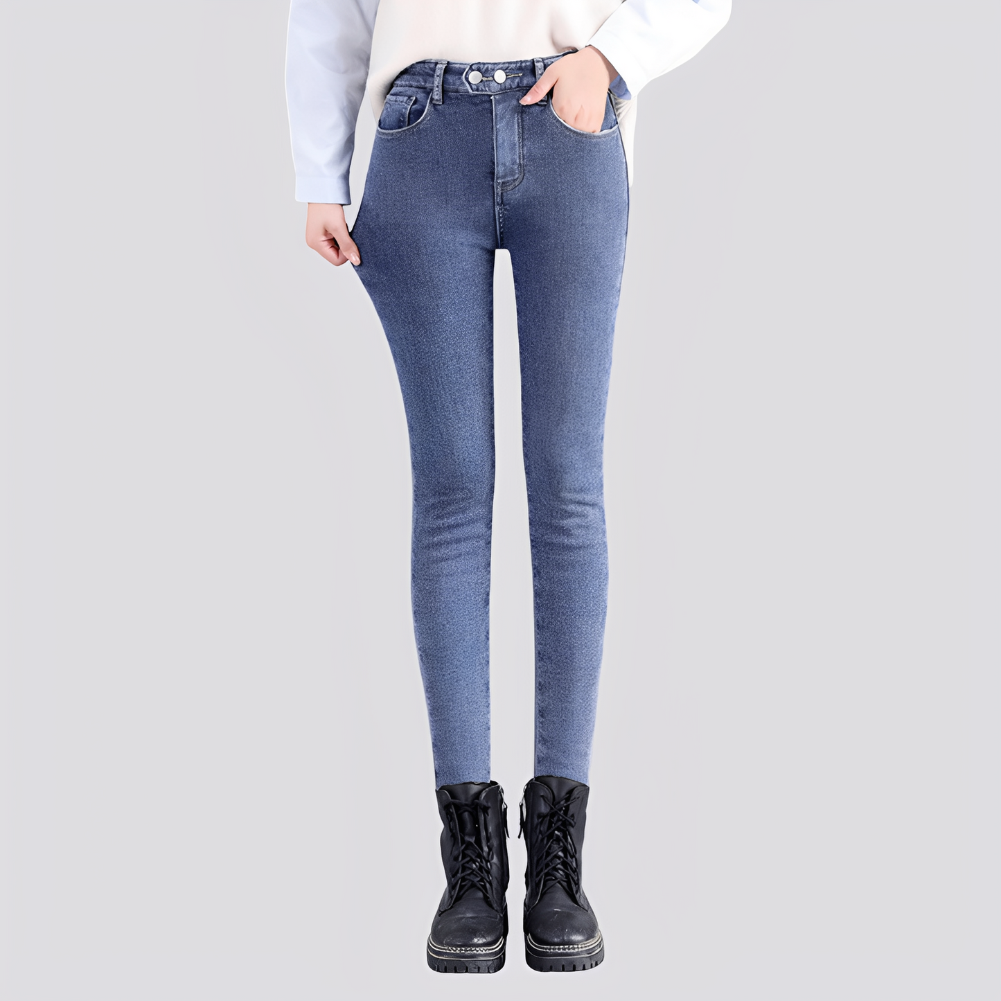 Caroline - Stylowe i przyjemnie ciepłe spodnie termiczne dla kobiet