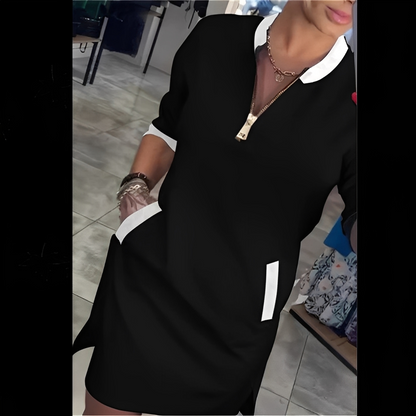 Angelena - Stylowa sukienka z długimi rękawami dla kobiet