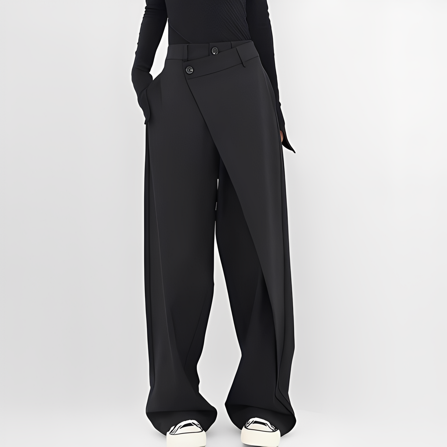 Alexandrine - Nowoczesne, szerokie damskie spodnie