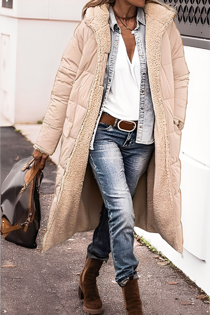 Carina - Stylowy damski płaszcz parka z kapturem