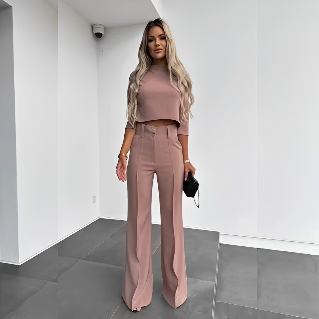 Mélisande - Stylowa bluzka i spodnie dla kobiet