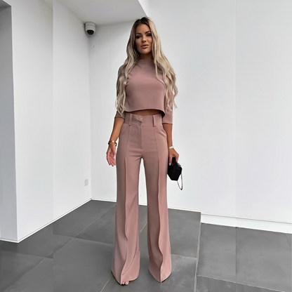 Mélisande - Stylowa bluzka i spodnie dla kobiet