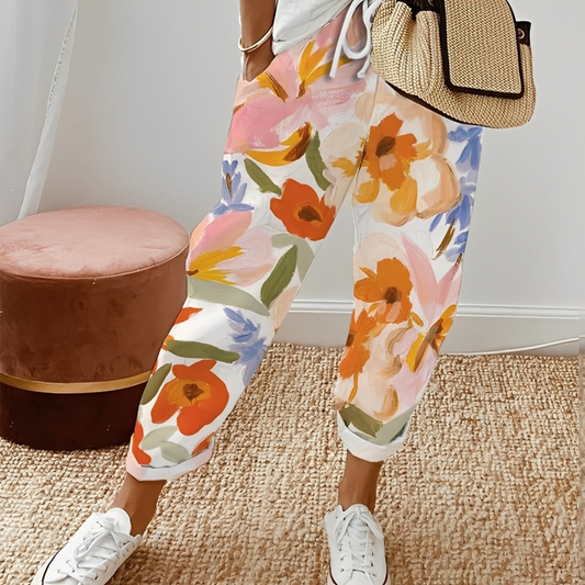 Jacinthe - Wygodne damskie spodnie z paskiem