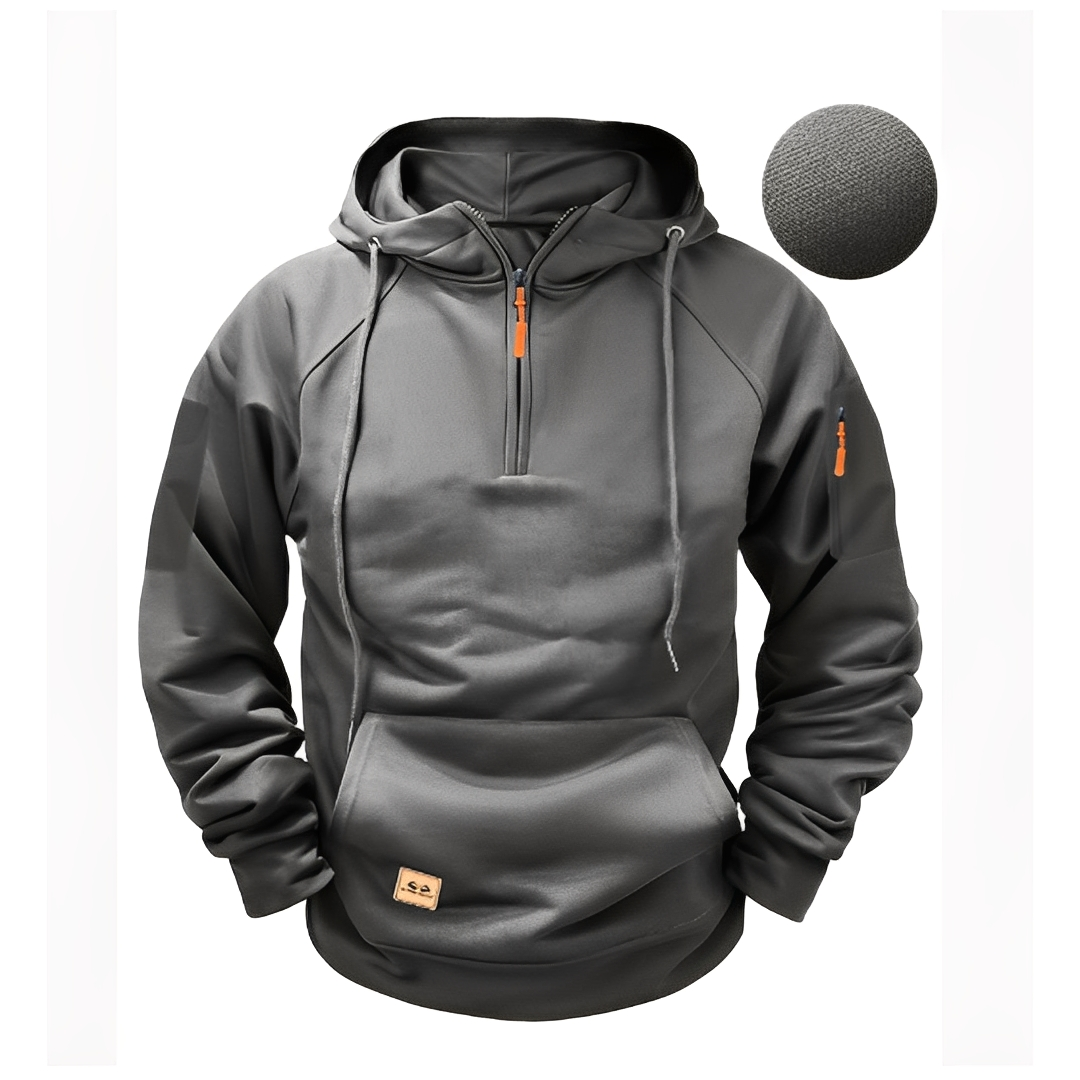 Gildas - Męska codzienna bluza z kapturem