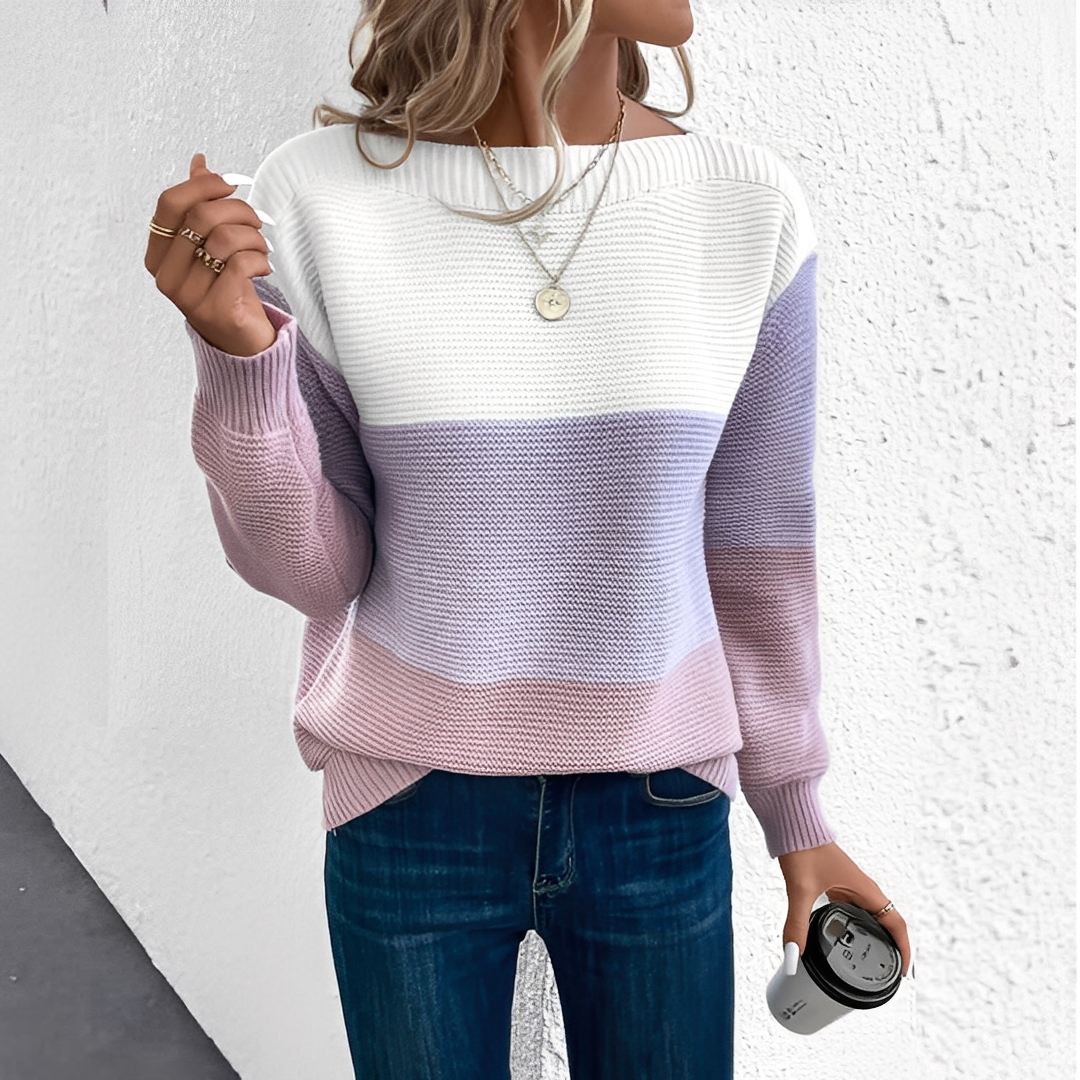 Anelie - Trendy sweter dziany dla pań