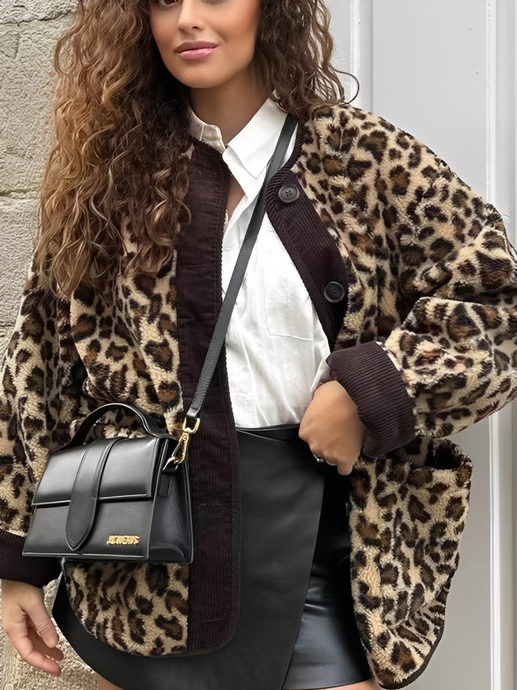 Emelia - Stylowa, oversize, ciepła kurtka dla kobiet