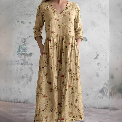 Tiffany - Stylowa sukienka z nadrukiem dla kobiet