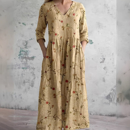 Tiffany - Stylowa sukienka z nadrukiem dla kobiet