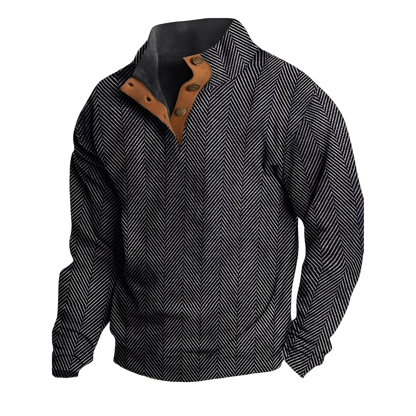 Austin - Męski sweter retro z eleganckim wzorem