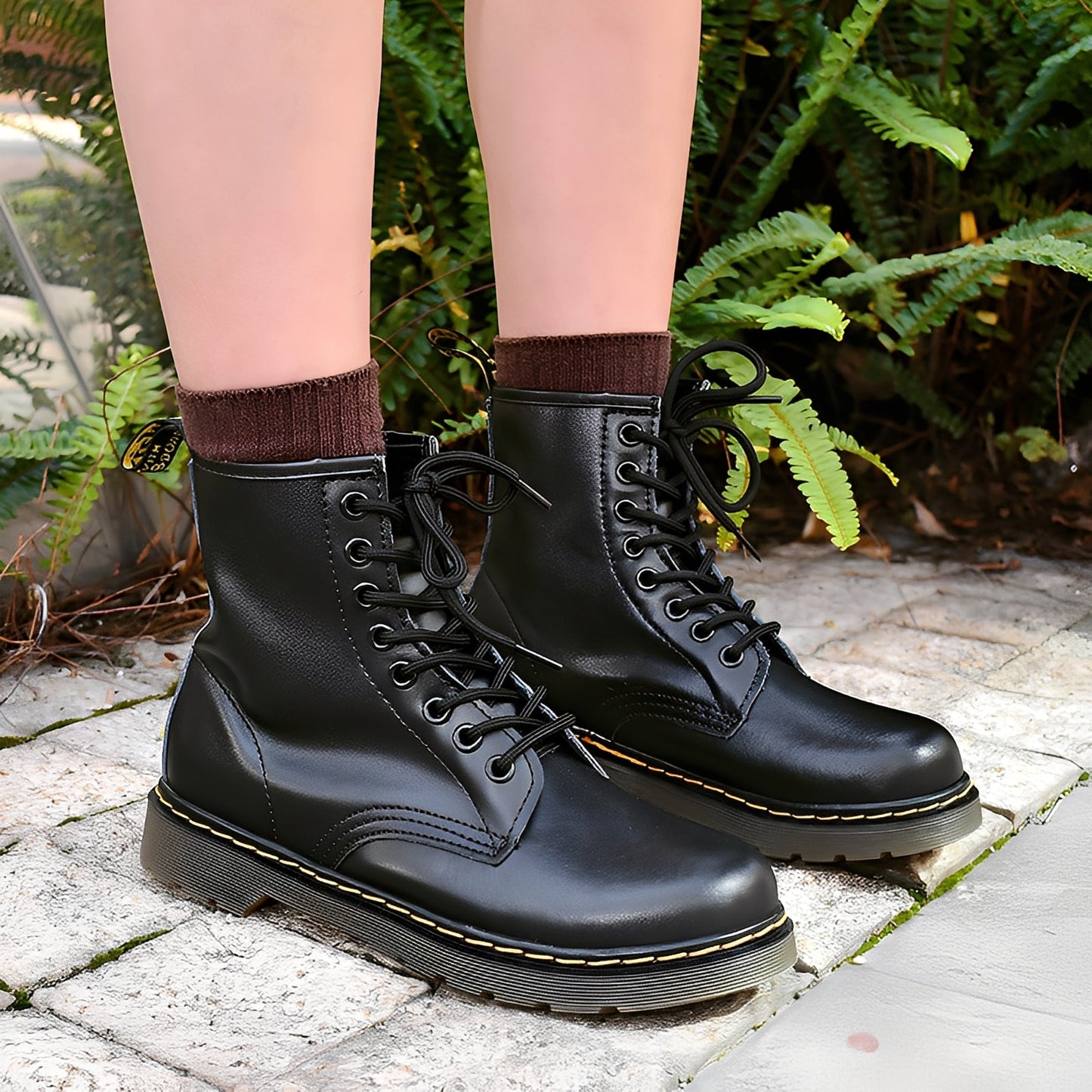 Georgette - Skórzane botki dla par