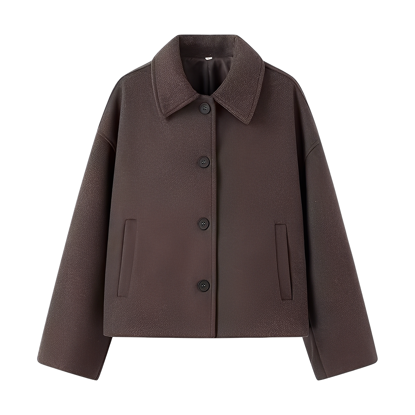 Evaline - Damska swobodna kurtka z guzikami