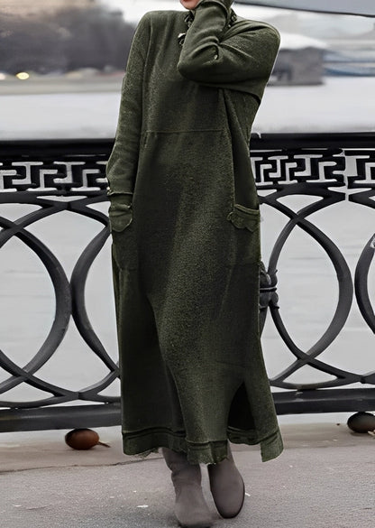 Emma - Stylowa, swobodna i ciepła sukienka damska