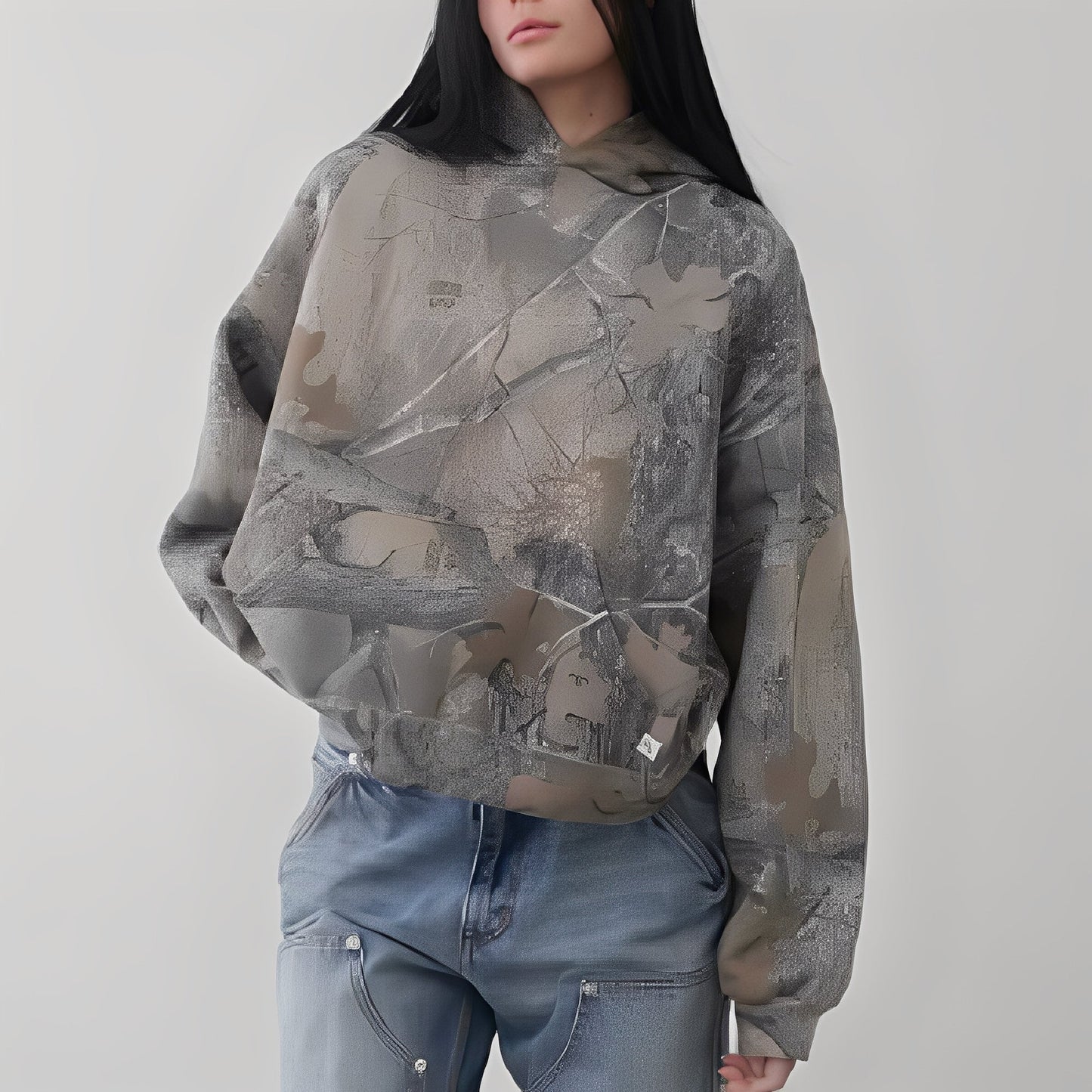 Anya - Wygodna bluza w kamuflażu