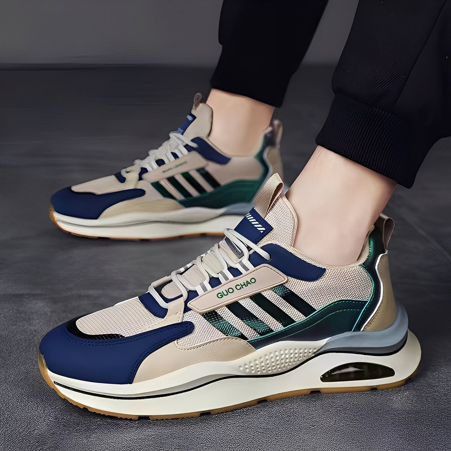 Hector - modnie wyglądające, przewiewne sneakersy dla panów