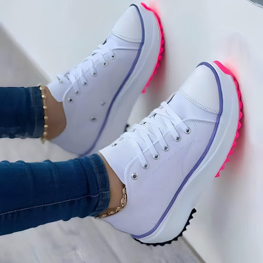 Mellony - Lekkie kobiece buty na grubych podeszwach