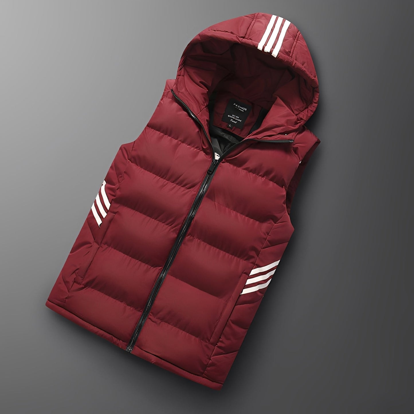 Dominic - Męska kamizelka z zamkiem błyskawicznym o eleganckim designie