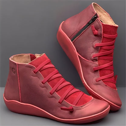 Emma - Damskie wygodne codzienne buty skórzane