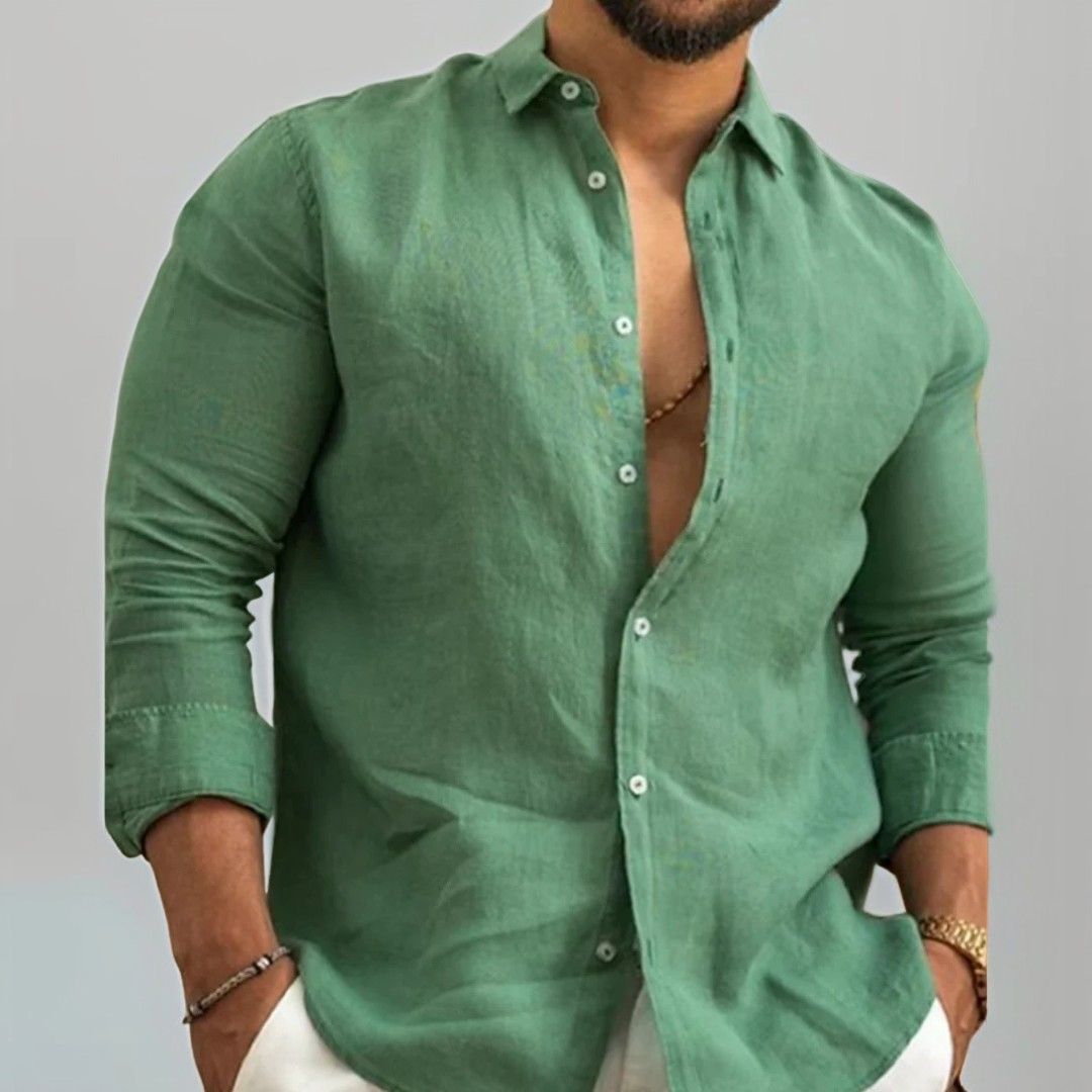 Kurt - Elegancka męska koszula z długim rękawem