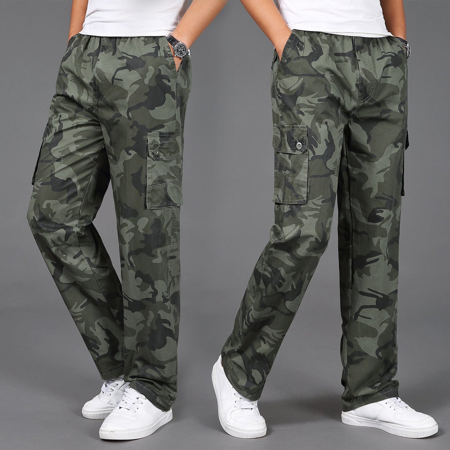 Bobby - Stylowe Camo-Cargohose dla Mężczyzn