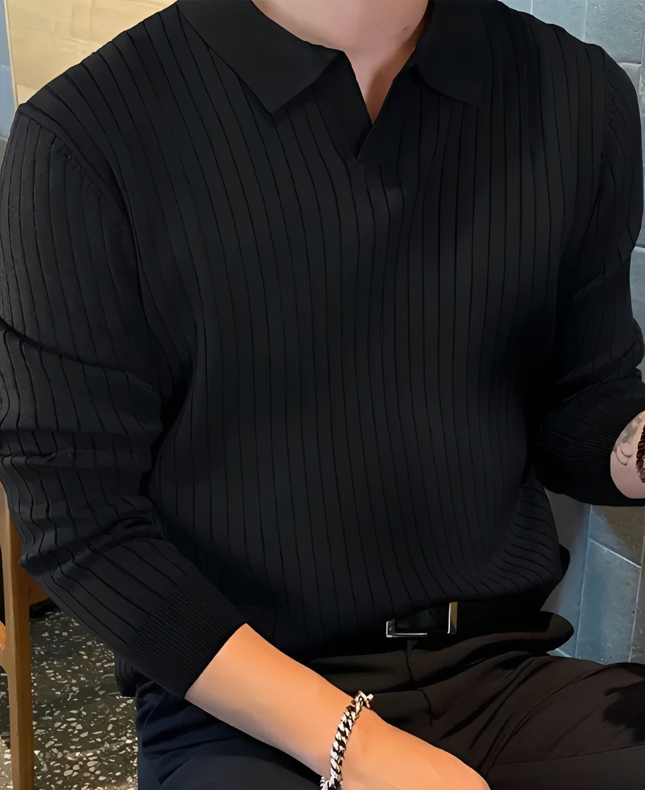 Hector - Męski Sweter Slim-Fit w Klasycznym Stylu