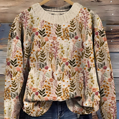 Eunice - Tradycyjny damski sweter z wzorem