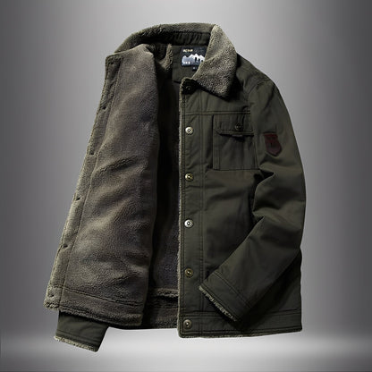 Theo - Stylowa gruba kurtka z polarową podszewką dla mężczyzn