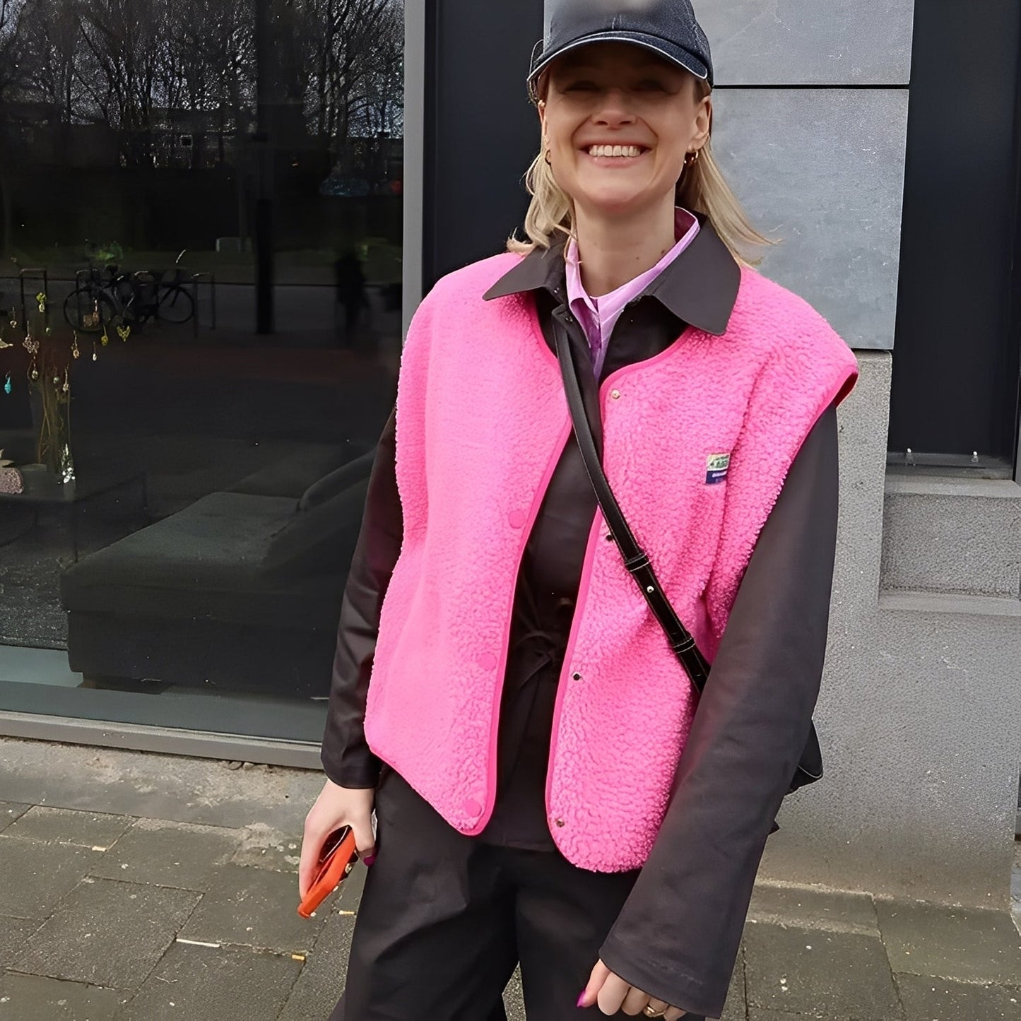 Bénédicte - Komfortowa damska kamizelka polarowa