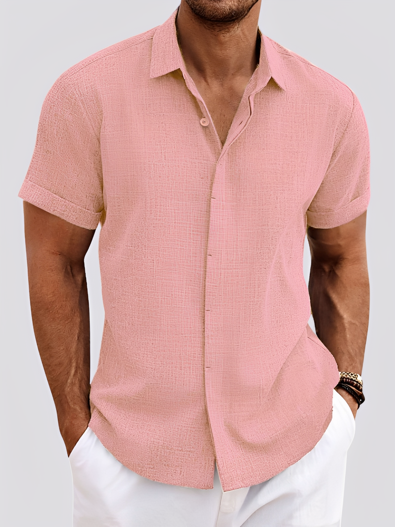 Declan - Wygodna koszula z guzikami dla mężczyzn