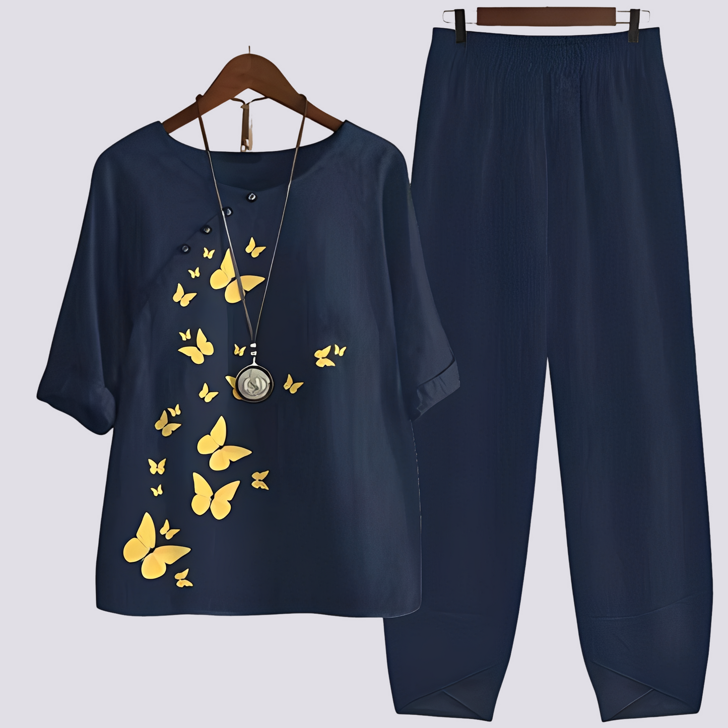 Jodie - Stylowy, wygodny zestaw z nadrukiem dla kobiet