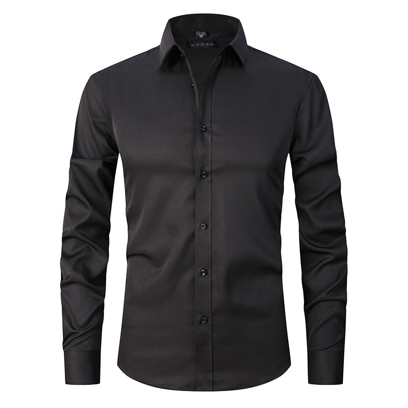 Jaren - Męska elegancka koszula stretch z długim rękawem
