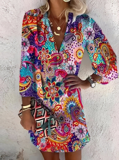 Shania - Stylowe Boho-Minikleid dla Damen