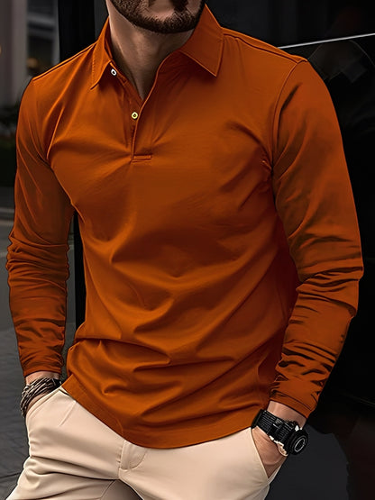 Burton - Męska klasyczna polo z długimi rękawami