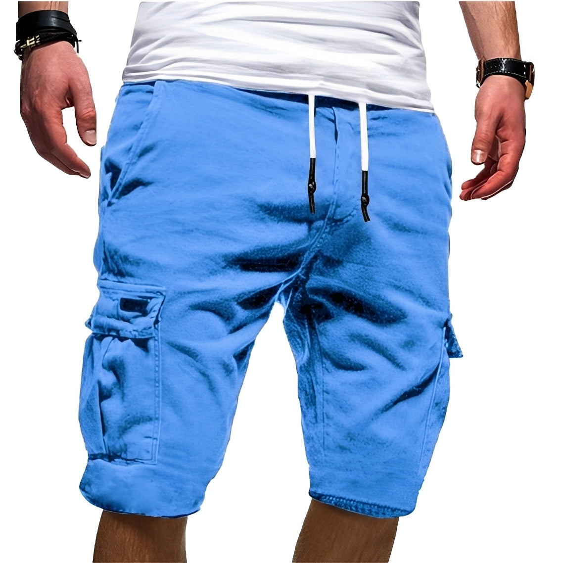 James - Luźne, luźno dopasowane szorty cargo dla kobiet