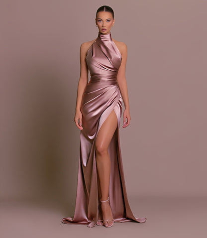 Margie - Elegancka suknia wieczorowa z wysokim rozcięciem dla kobiet