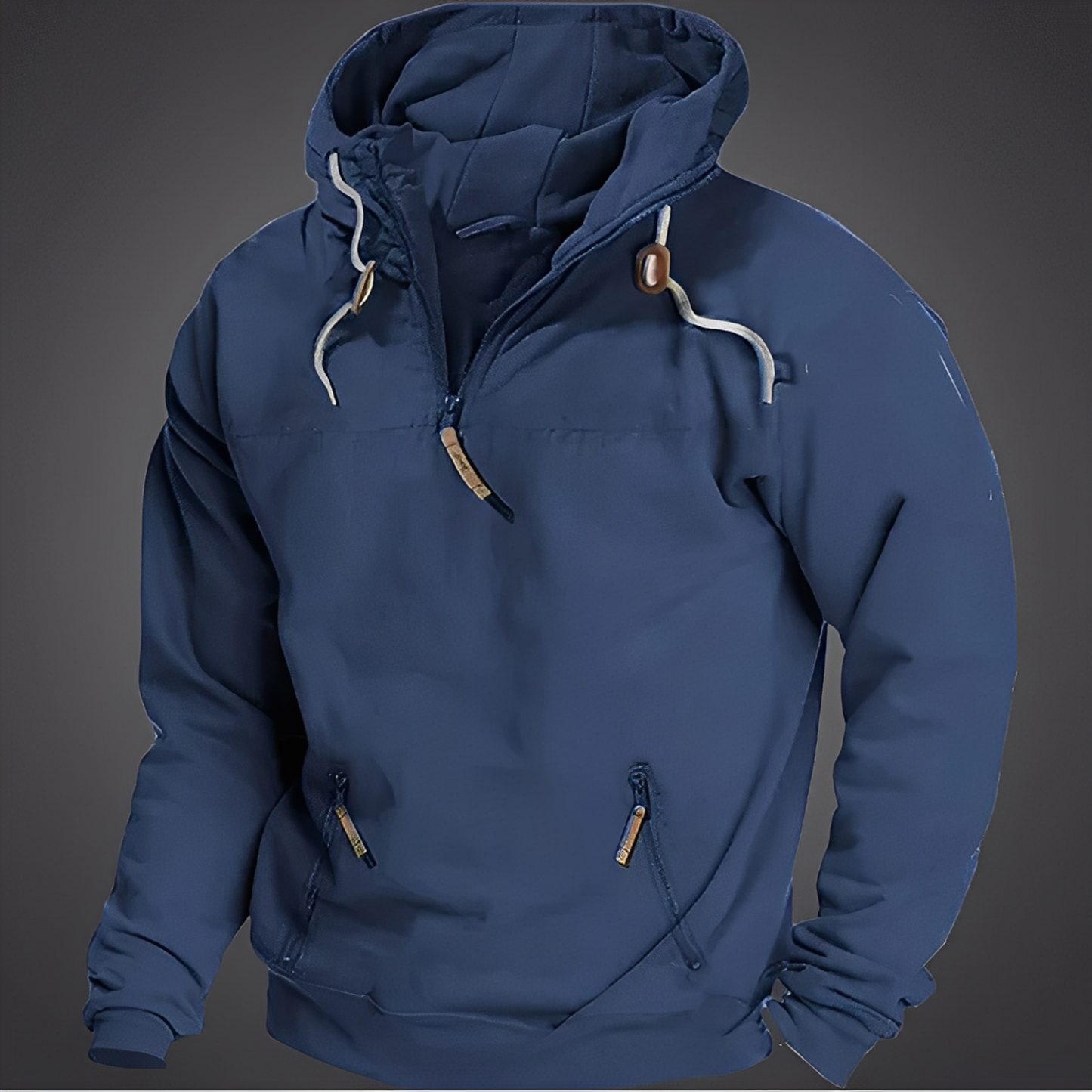 Roberto - Modna męska bluza z kapturem