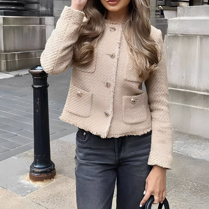 Racquel - Szykowny damski żakiet z wełny